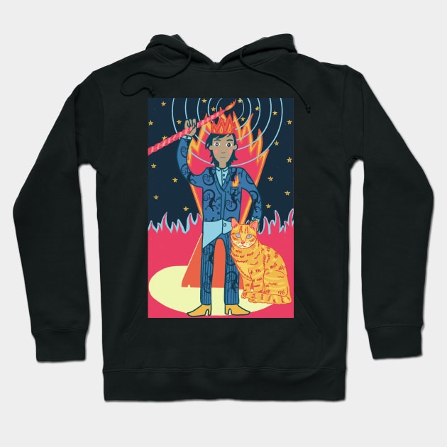 King of Wands Hoodie by BeautyInDestruction